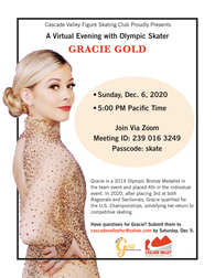 Gracie Gold event flier